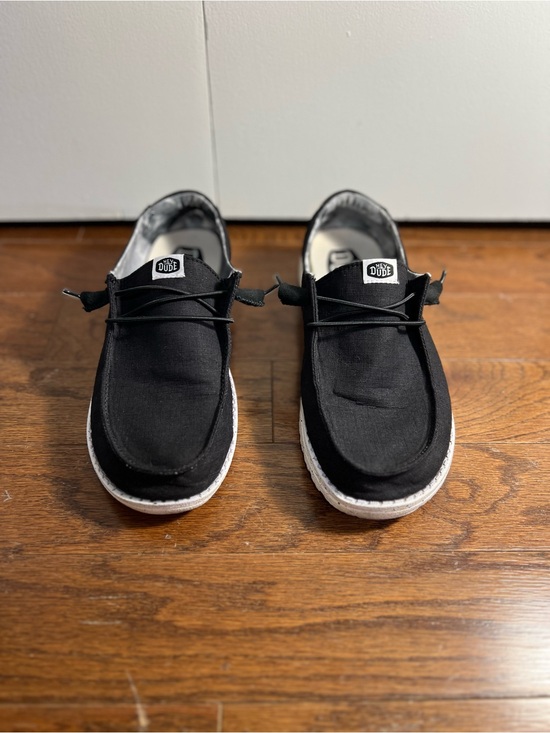 Hey Dude Shoes - HEYDUDE Wendy Abyss Black Slip On Shoes Women’s 8 Lightweight Loafers
